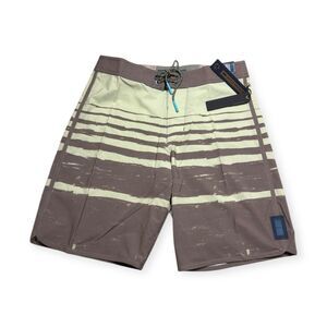 Depactus Head High Board Shorts Mint Gray Stretch Beach *Choose your Size* BNWT